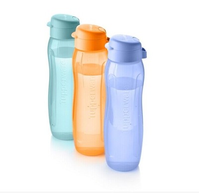 Tupperware Trinkflasche 750 ml BPA-Frei Kind Sport Rad EcoEasy Ökoflasche 0,75 L