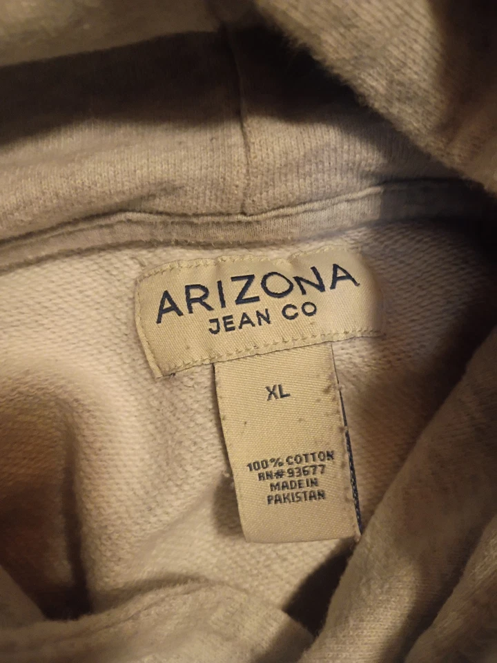 Arizona Jean Company Sudadera con Capucha Estilo Años 90 Mujer XL Gris Foto 4 de 4