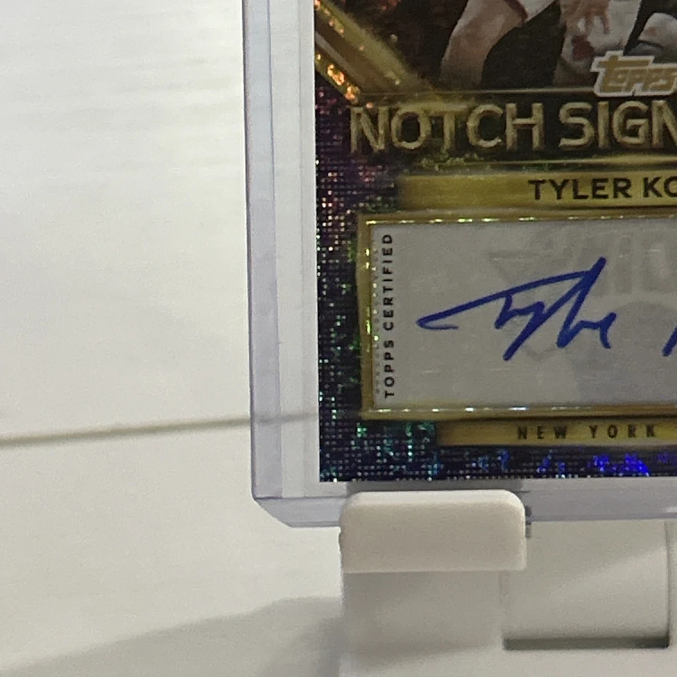 2025-26 Topps #TNS-TK Tyler Kolek Topps Notch Signatures Gold Holo Foil /50 - Image 4 of 4