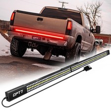 OPT7 Redline Parlux 60" Aluminum Tailgate Light Bar 2-Section, Sequential R...