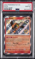 2024 POKEMON PAF EN-PALDEAN FATES SHINY RARE #112 ENTEI PSA 10 on eBay
