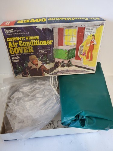 Vintage 1972 Window Air Conditioner Cover Custom Fit Size B Scovill Bogene