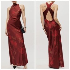 Reformation Anaiis Silk Maxi Dress Size 8