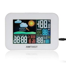 Wireless Weather Station Color Display Digital Weather Station with High Prec...