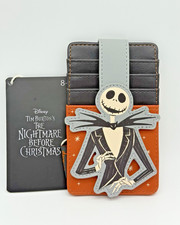Tarjetero de identificación Loungefly Disney Pesadilla antes de Navidad Jack Skellington Zero