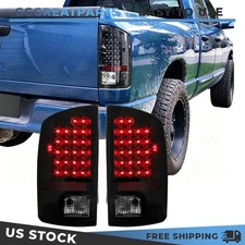 Led Tail Lights For Dodge Ram 1500 2500 3500 2002-2006 Pair Lamps Black Lens Led Tail Lights For Dodge Ram 1500 2500 3500 2002-2006 Pair Lamps Black Lens