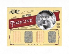 Lou Gehrig Cards, Rookie Cards, and Memorabilia Guide 63