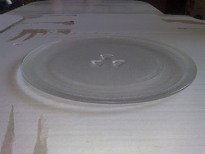 Mikrowellen-Universal-Drehteller / Glasteller 83 L Durchmesser 24,5cm.