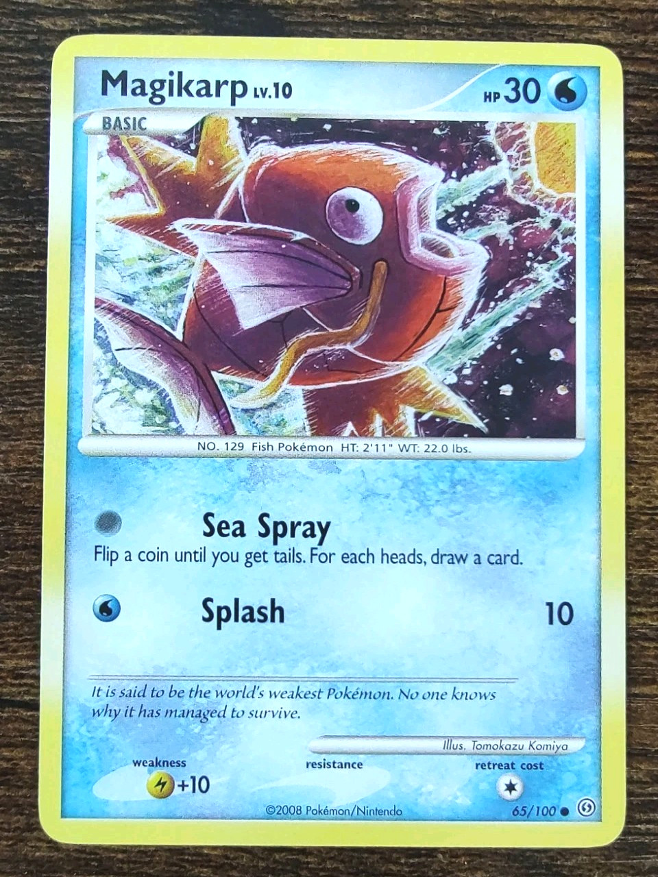 Magikarp 65/100 Diamond & Pearl Stormfront Pokemon Card
