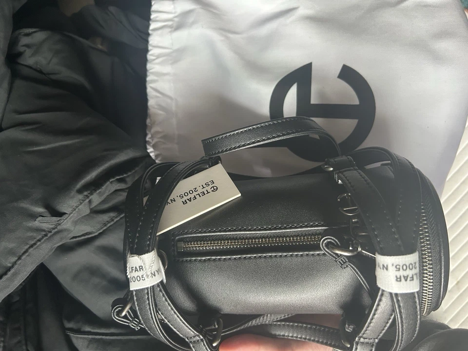 TELFAR Small Black Duffle Bag (NEW) With Dust bag - Image 2 of 4