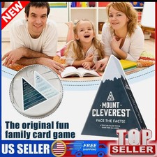 50 PCS MOUNT CLEVEREST Trivia Game - True or False, Fun Family Travel Games KU
