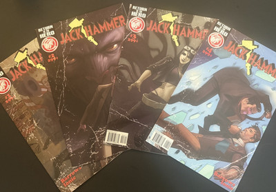Jack Hammer #1-4 Action Lab 2013 Comic Books 1st Printings