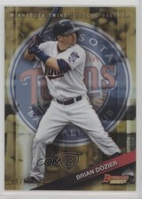 2015 Bowman's Best Gold Refractor 46/50 Brian Dozier #38 y8h