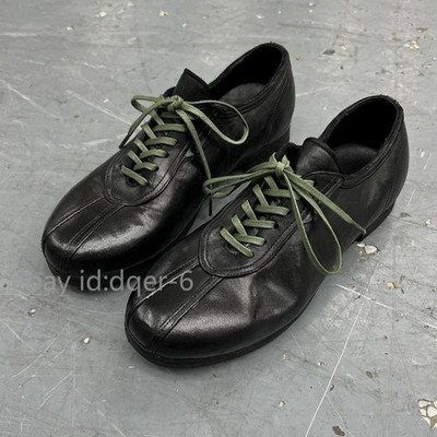 New Black Training Shoes Men Lace Up Breathable Retro Outdoor Sports Derby Shoes