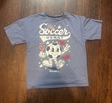 USA USMNT Soccer Shirt U.S. Soccer Federation Officially Licensed Blue Boys XL