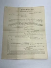 1865 Civil War Draft Notice Letter - Clinton, Maine - Capt. Augustus P. Davis