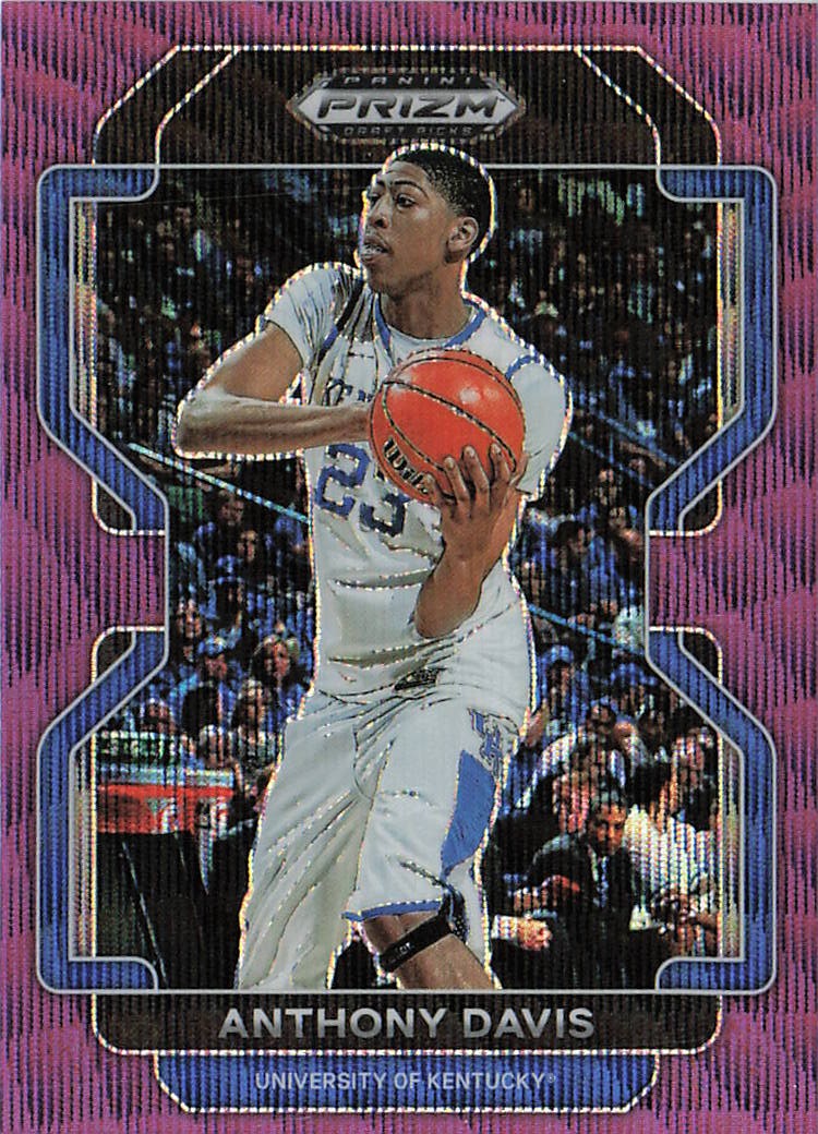 2022 Panini Prizm Draft Picks #2 Anthony Davis Purple Wave Kentucky Wildcats