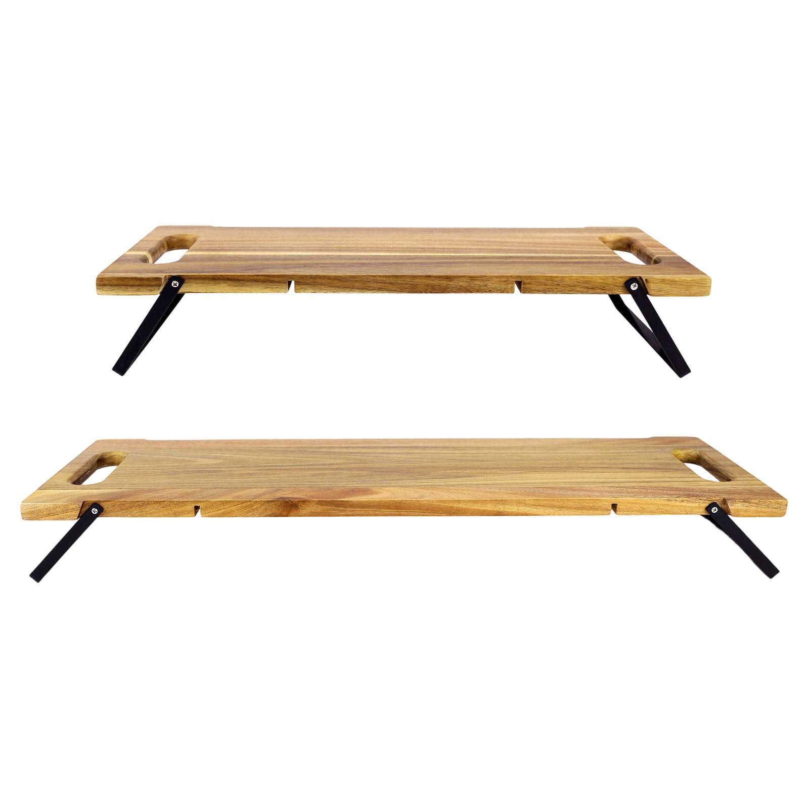 Großes Wurstbrett, rustikale, klappbare Beine für Buffet, Desserts, Fleisch,