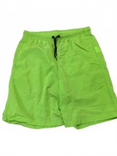 DSG Track Shorts Neon Green Drawstring - Boys XL