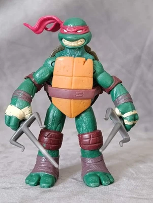 TMNT Teenage Mutant Ninja Turtles Raphaello 2012 figurine jouet Toys - Photo 1/2
