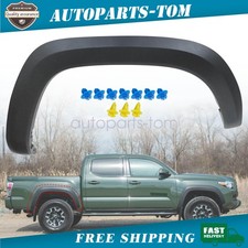 Rear Right Black Fender Flare Molding Trim Wheel Arch Fit For 2016-2021 Tacoma Rear Right Black Fender Flare Molding Trim Wheel Arch Fit For 2016-2021 Tacoma
