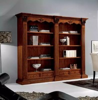 Schrank BüCher Regal Anrichte Klassische Italienische MöBel Regale Holz