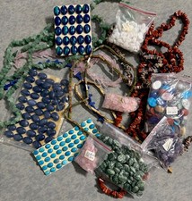 Large Assortment Of Gemstones And Beads For Jewelry Making A Lot 503