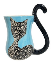 Lace Black CAT w/ Tail Handle - Original Art ...