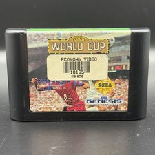 Tecmo World Cup Soccer (Sega Genesis, 1992) Authentic Cartridge