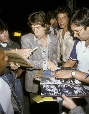 Mick Jagger and fans at Rolling Stones File Photos 1960s-199 - 1971 Old Photo