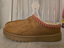 White Mountain Women's Icebin Comfort Clog Slipper Shoes Chestnut Color Size 8