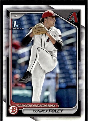 2024 Bowman Draft Paper Connor Foley Arizona Diamondbacks #BD-50   29 Card Lot