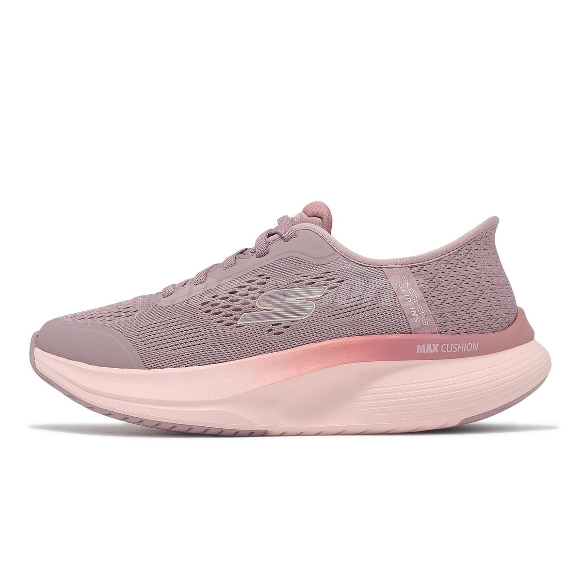 ❛ᴗ❛ Skechers Go Walk Max Walker-Ayva Slip-Ins Mauve Women Casual Shoes