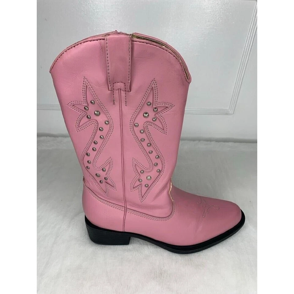 Botas vaqueras occidentales rosas vintage Xhilaration para mujer talla 4 Foto 4 de 4