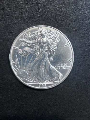 1996 AMERICAN SILVER EAGLE BU