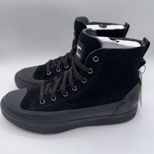 Sorel Cheyanne Metro II Sneak WP Sneakers Men’s Size 10.5 Black Sea Salt - Picture 2 of 16