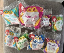 DISNEY PIXAR A BUG'S LIFE MCDONALD'S 1998 RARE TOY SET OF 8  FREE SHIPPING 