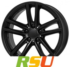 Rial X10 racing-schwarz 7.5x17" ET37 LK5 120 ML 72.6 Alufelgen 17 Zoll