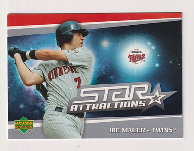 2006 Upper Deck Star Attractions #JM Joe Mauer - Twins - 214   