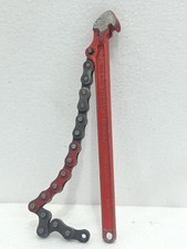 SUPER JAPAN SUPER TONG CHAIN PIPE WRENCH 1/4–1 1/2 IN DROP FORGED FAST SHIP 03 D