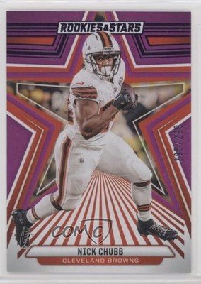 2024 Panini Rookies & Stars Purple 295/299 Nick Chubb #24 4g8