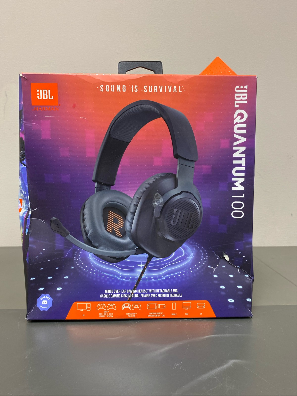 JBL JBLQUANTUM100BLKAM Quantum 100 Wi