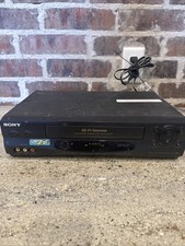Sony SLV-N55 VCR Hi-Fi Stereo 4-Head VHS Player Recorder- No Remote Tested Works