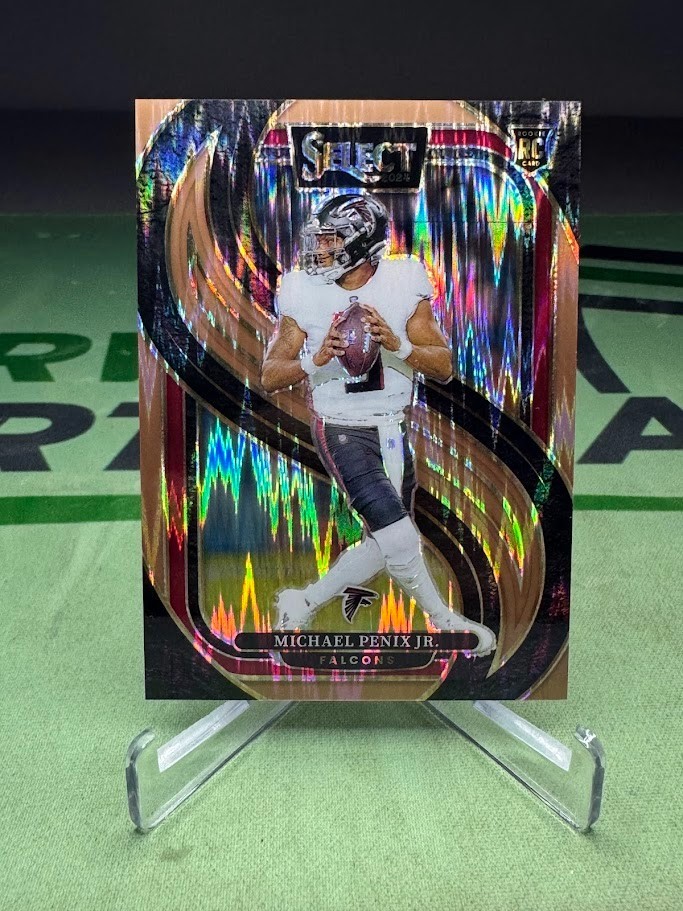 2024 Select Premier Michael Penix Jr. Copper Shock Rookie RC /299 - Atlanta