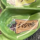 La Musa Hand Painted Ceramic 2-Compartment Oval Divided Dish Made in Italy — photo 5