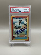 1990 Topps - PSA 10 Frank Thomas Rookie Card #414 - Error Card - No Name