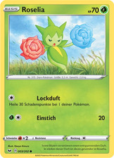 Roselia / Pokémon Karte / Deutsch / Schwert & Schild / 003/202 / SSH 003 / Nonho