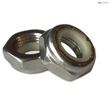 Stainless Steel Lock Nuts 1/4-20 Thin Nylon Insert Pack of 50 Industrial