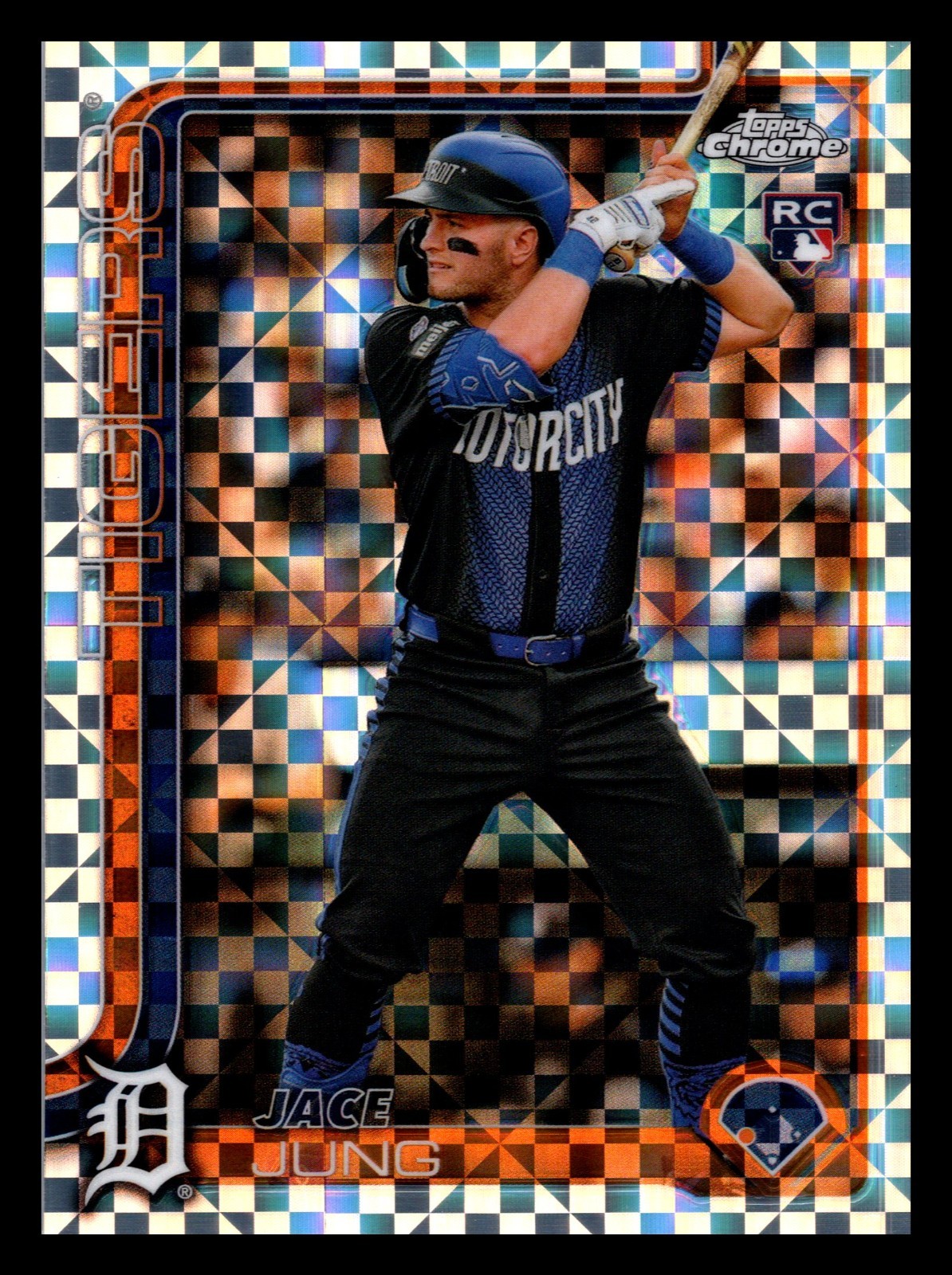 2025 Topps Chrome - Jace Jung #225 X-Fractor (RC)