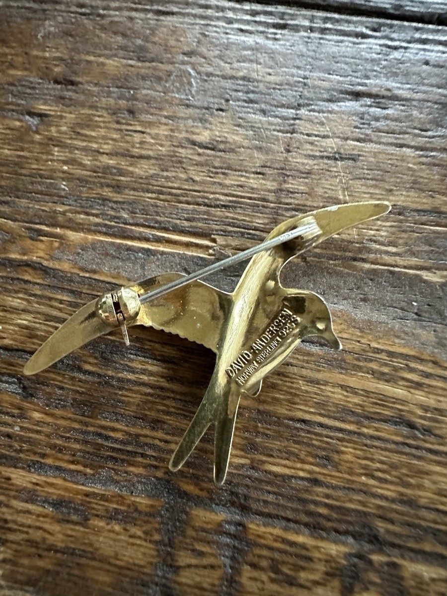デヴィッドアンデルセン　鳥　ブローチ デヴィッドアンデルセン鳥ブローチ